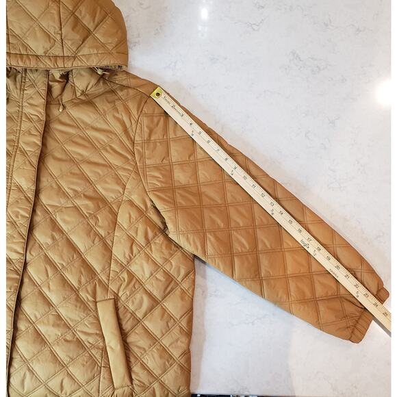 NWT MADEWELL Plus Airpuff Quilted Packable Puffer Jacket Toffee Women's Size 2X - Picture 11 of 12